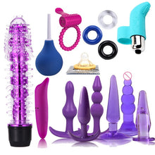 Load image into Gallery viewer, Sex Toys For Couples Handcuffs Whip Nipples Clip Blindfold Mouth Gag Adult Sex Toys Kit BDSM Bondage Toy Flirt Games For Couples