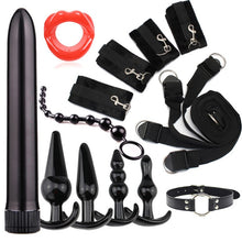 Load image into Gallery viewer, Sex Toys For Couples Handcuffs Whip Nipples Clip Blindfold Mouth Gag Adult Sex Toys Kit BDSM Bondage Toy Flirt Games For Couples