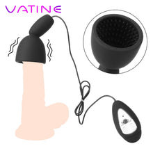 Load image into Gallery viewer, VATINE 10 Frequency Vibration Glans Vibrators Sex Products Stamina Trainer Male Masturbator Cup Sex Toys For Men Male
