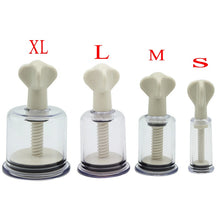 Load image into Gallery viewer, 1 PC Women Breast Nipple Sucker Clitoris Massager Nipple Clamps Pump Breast Enlarger Adult Sex Products 4 Sizes For Choose