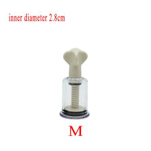 Load image into Gallery viewer, 1 PC Women Breast Nipple Sucker Clitoris Massager Nipple Clamps Pump Breast Enlarger Adult Sex Products 4 Sizes For Choose