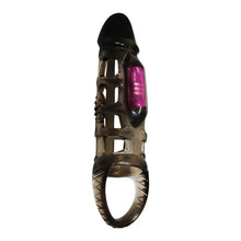 Load image into Gallery viewer, Men Extension Silica Gel Highly Elastic Penis Sleeve G-spot Vibrator Sex Toys X5.28