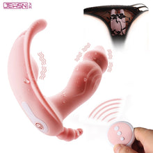 Load image into Gallery viewer, JEUSN Wearable Butterfly Dildo Vibrator for Women G Spot Clitoris Stimulator Wireless Remote Control Adult Sex Toys Panties