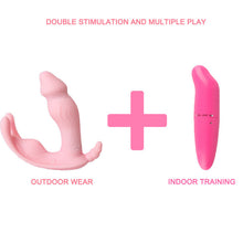 Load image into Gallery viewer, Wearable Butterfly Dildo Vibrator Adult Sex Toys for Women G Spot Clitoris Stimulator Wireless Remote Control Vibrator Panty#E30