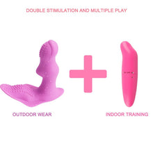Load image into Gallery viewer, Wearable Butterfly Dildo Vibrator Adult Sex Toys for Women G Spot Clitoris Stimulator Wireless Remote Control Vibrator Panty#E30