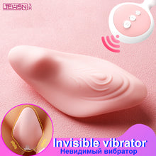 Load image into Gallery viewer, Rechargeable Wireless Remote Control Vibrator 10 Speeds Wearable C String Panties Invisible Vibrating egg Sex Toy For Women