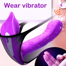Load image into Gallery viewer, Wearable Butterfly Dildo Vibrator Sex Toy For Woman USB Rechargeable Wireless Remote Control Panties Vaginal Clitoris Stimulator