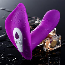 Load image into Gallery viewer, Wearable Butterfly Dildo Vibrator Sex Toy For Woman USB Rechargeable Wireless Remote Control Panties Vaginal Clitoris Stimulator