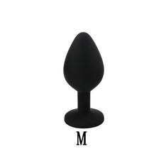 Load image into Gallery viewer, Silicone Anal Butt Plug Removable Jewel Decoration Beginner Prostate Massager Anus Plug Bullet Vibrators Sex Toys For Man Gay