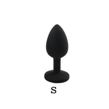 Load image into Gallery viewer, Silicone Anal Butt Plug Removable Jewel Decoration Beginner Prostate Massager Anus Plug Bullet Vibrators Sex Toys For Man Gay