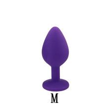 Load image into Gallery viewer, Silicone Anal Butt Plug Removable Jewel Decoration Beginner Prostate Massager Anus Plug Bullet Vibrators Sex Toys For Man Gay