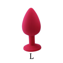 Load image into Gallery viewer, Silicone Anal Butt Plug Removable Jewel Decoration Beginner Prostate Massager Anus Plug Bullet Vibrators Sex Toys For Man Gay