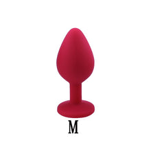 Load image into Gallery viewer, Silicone Anal Butt Plug Removable Jewel Decoration Beginner Prostate Massager Anus Plug Bullet Vibrators Sex Toys For Man Gay