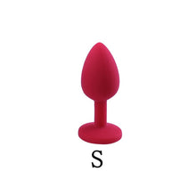 Load image into Gallery viewer, Silicone Anal Butt Plug Removable Jewel Decoration Beginner Prostate Massager Anus Plug Bullet Vibrators Sex Toys For Man Gay