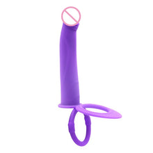 Load image into Gallery viewer, Anal Vibrator Double Penetration Strapon Dildo Vibrator Anal Butt Plug Massager For Beginner G Spot Vibrator Sex Toys For Woman