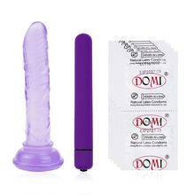 Load image into Gallery viewer, Women 10 Vibration modes Vibrator Realistic Small Dildo Anal Plug Penis Rubber Sucker Lifelike Dick Female Anus Sex Toys Set