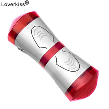 Load image into Gallery viewer, Loverkiss Double End Male Masturbator Realistic Vagina Pussy Anal Sex Toys for Men Handsfree Removable Sucker Penis Trainer