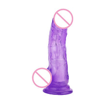 Load image into Gallery viewer, JIUAI 18cm Big Black Realistic Vibrating Dildos Sucker Dick for Women, Erotic Sex Toys Simulation Male Penis Adult Products #E30