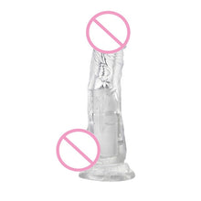 Load image into Gallery viewer, JIUAI 18cm Big Black Realistic Vibrating Dildos Sucker Dick for Women, Erotic Sex Toys Simulation Male Penis Adult Products #E30