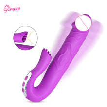 Load image into Gallery viewer, Realistic Big Dildo Vibrator Silicone Licking Vibrator Sucker Artificial Big Penis G Spot Stimulation Erotic Sex Toy for Women