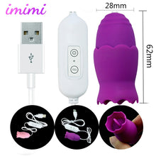 Load image into Gallery viewer, Erotic Oral Clitoris Tongue Vibrator Nipple Sucker Masturbator Penis Stimulator Vagina Massager Strapon Adult Sex Toys for Women