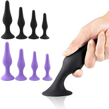 Load image into Gallery viewer, 4Pcs/Set Silicone Anal Plug Anal Beads Butt Plug ButtPlug Erotic Sex Toys Shop No Vibrator Sex Toys For Woman Men Sex Products
