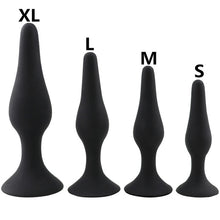 Load image into Gallery viewer, 4Pcs/Set Silicone Anal Plug Anal Beads Butt Plug ButtPlug Erotic Sex Toys Shop No Vibrator Sex Toys For Woman Men Sex Products