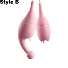 Load image into Gallery viewer, 3pcs/2pcs/1pc 10 Modes Clitoris Stimulator Tongue Licking Vibrator Nipple Sucker Anal Plug Women Masturbator Gay Sex Toys