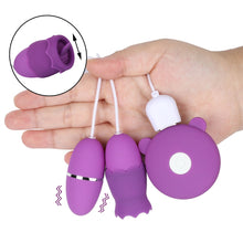 Load image into Gallery viewer, 20 Frequency Charging Tongue Vibrator Nipple Sucker Clitoris Stimulator Licking Vibrator Breast Enlarger Adult Sex Toy for Women