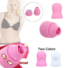 Load image into Gallery viewer, 2019 Mini Oral Clitoris Sucking Stimulator Tongue Vibrator Nipple Sucker Breast Massager Egg size Vibrators Protable Sex Toys