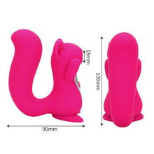Load image into Gallery viewer, Squirrel Vibrator  10 Frequency Vibration Sucking Sex Toy for Women Nipple Sucker Tongue Vibrator Clitoris Licking Stimulator