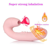 Load image into Gallery viewer, RABBITOW G-spot Vibrators Clitoris Sucker Silicone Vibrating Panties Oral Sucking Vibrator Sex Toys for Women