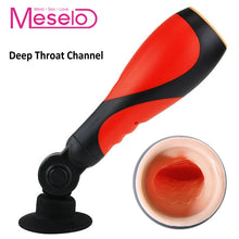 Load image into Gallery viewer, Meselo Electric Male Masturbator For Man Handfree 30 Mode Blowjob Vibrator Sucker Oral Deep Throat Erotic Adult Sex Toys For Men