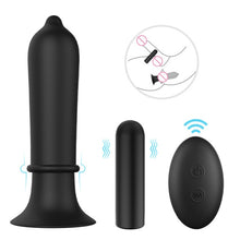 Load image into Gallery viewer, Prostate Massage Silicone Anal Plug with Strong Sucker Butt Plug  Stimulate prostate Orgasm Sex Toys