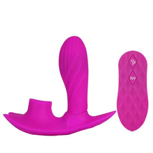 Load image into Gallery viewer, Clit Sucker  Heating Dildo Vibrator Blowjob Tongue Vibrating Nipple Sucking Sex Oral Licking Vagina Stimulator Sex Toy for Women
