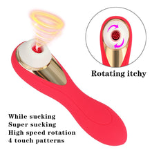 Load image into Gallery viewer, Adult Sex Product Heating Dildo Vibrator Oral Sex Licking Tongue Vibrator Nipple Sucking Clit Sucker Vibrator Adult Product Shop