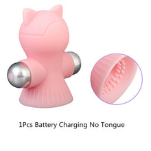 Load image into Gallery viewer, 1/2Pcs Vibrating Nipple Sucking Vibrator Battery Sex Oral Licking Clitoris Vagina Stimulator Women Masturbator Sex Toy for Woman