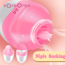 Load image into Gallery viewer, Mini Clit Sucker Vibrator Oral Licking Pussy Tongue Vibrating Nipple Sucking Blowjob Clitoris Stimulator Adult Female Sex Toys