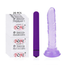 Load image into Gallery viewer, Women Vibrator Realistic Small Dildo Combination Soft Rubber Penis Sucker Lifelike Dick Female Sex Toys Couple Sex Games Product