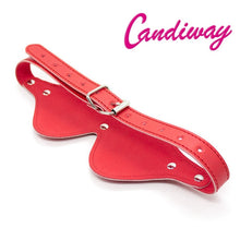 Load image into Gallery viewer, Leather Blindfold Adult Games BDSM Flirt Sex Toy Sexy Eye Mask Sleeping Masquerade Cat Eye Party club Coslay Mysterious