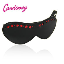 Load image into Gallery viewer, Leather Blindfold Adult Games BDSM Flirt Sex Toy Sexy Eye Mask Sleeping Masquerade Cat Eye Party club Coslay Mysterious