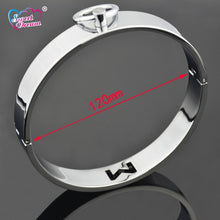 Load image into Gallery viewer, Sweet Dream 120mm Metal Stainless Steel Flat Neck Collar M Hollow Out Slave BDSM Bondage Neck Cuff Sex Toys for Couples LF-103
