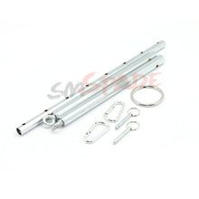 Load image into Gallery viewer, Sex restraint adjustable spreader bar, Chrome Leg Restraints Without Cuffs Fun Play ,adult sexy game