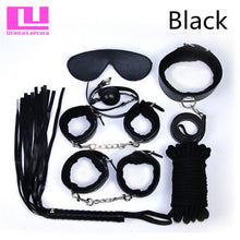 Load image into Gallery viewer, Utinta Leptura Sex Bondage Kit 7 Pcs Adult Games Set Handcuff Footcuff Whip Rope Blindfold for Couples Erotic Toys Sex Products