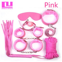 Load image into Gallery viewer, Utinta Leptura Sex Bondage Kit 7 Pcs Adult Games Set Handcuff Footcuff Whip Rope Blindfold for Couples Erotic Toys Sex Products