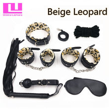 Load image into Gallery viewer, Utinta Leptura Sex Bondage Kit 7 Pcs Adult Games Set Handcuff Footcuff Whip Rope Blindfold for Couples Erotic Toys Sex Products