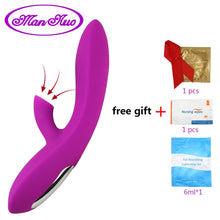 Load image into Gallery viewer, Man nuo G Point Clitoris Vibrator Sex Toys for Women Clit Sucker Nipple Sucking 12 Vibration USB Charger Massager + free gift