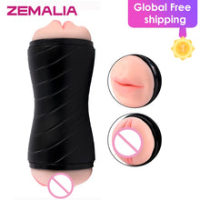 Load image into Gallery viewer, ZEMALIA Gina Male Masturbator Cup Realistic Mouth Oral Sex Toys Vagina Anal Pussy Teeth Tongue Masturbation Sex toys for Men