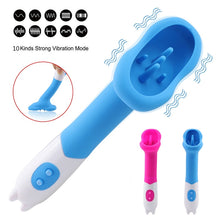 Load image into Gallery viewer, Sex Tongue Sucking Vibrator Oral Sex Toys Masturbator For Woman Clitoral Stimulator Nipple Clit Sucker Erotic Toys For Adults