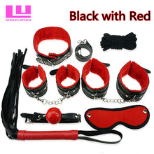 Load image into Gallery viewer, Utinta Leptura Sex Bondage Kit 7 Pcs Adult Games Set Handcuff Footcuff Whip Rope Blindfold for Couples Erotic Toys Sex Products